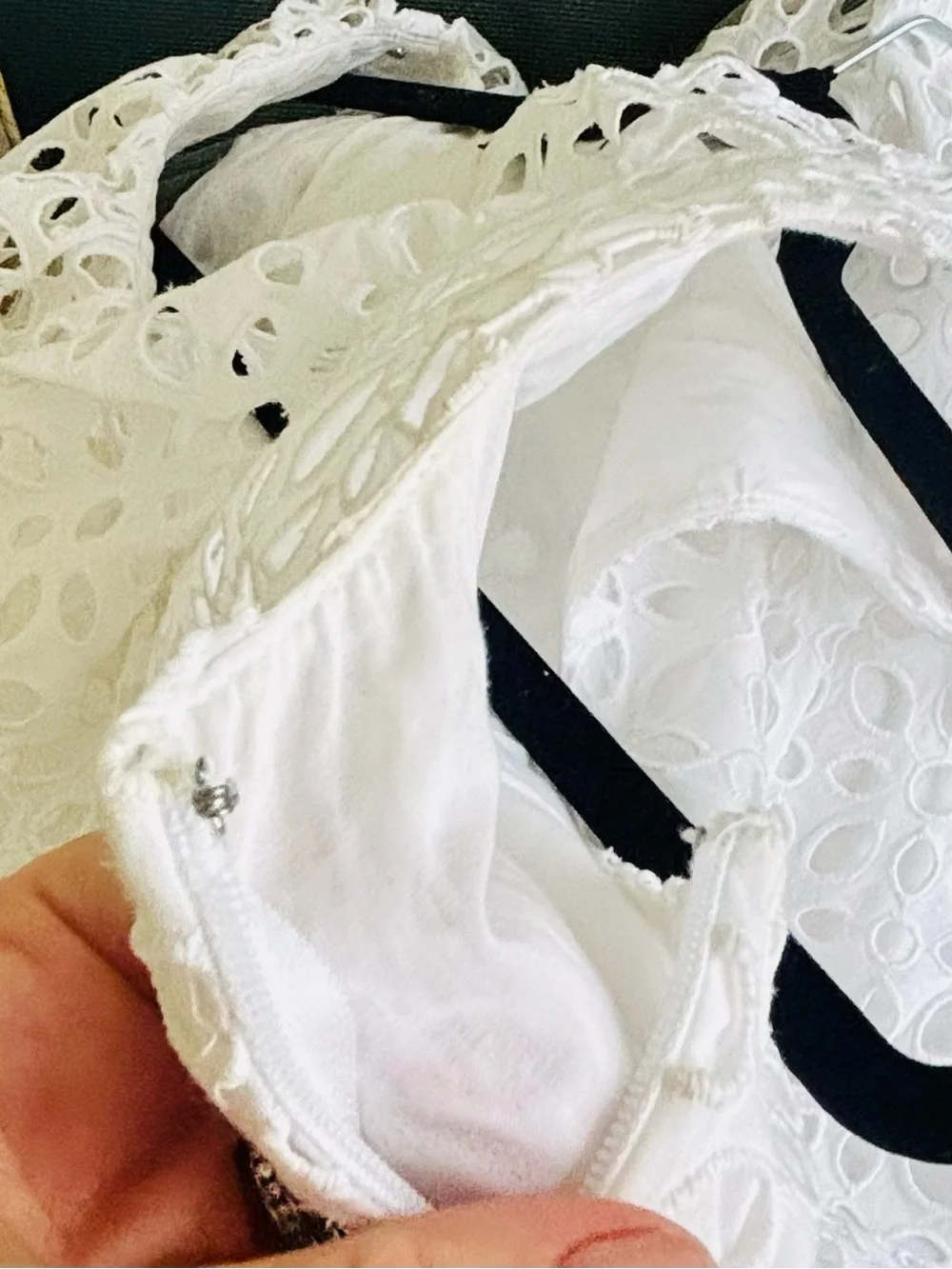 J.Crew White Eyelet Ruffle Maxi Dress Size 6 Coastal Cottagecore - Picture 5 of 7